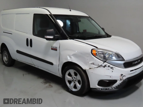 2022 Ram ProMaster City Cargo Tradesman z VIN ZFBHRFAB3N6W24264, wystawiony jako Copart lot #64126785 z przebiegiem 46 679 mil mil oraz Szkoda całkowita • Salvage title. Historia ofert i sprzedaży dostępna na DreamBid. Obrazek 1.