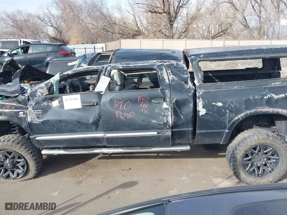 2008 Dodge Ram 2500 SXT with VIN 3D7KS29A28G108711, listed as a IAAI auction lot 41707944 with 1 mi miles. Bid and sale history available at carsss.com. Image 13.