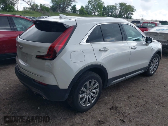 2023 Cadillac XT4 AWD Premium Luxury with VIN 1GYFZDR47PF202588, listed as a IAAI auction lot 42365293 with 8,276 mi miles and . Bid and sale history available at DreamBid. Image 4.