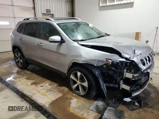 2019 Jeep Cherokee Limited with VIN 1C4PJMDX1KD329862, listed as a Copart auction lot 54005945 with 60,710 mi miles and Salvage Title. Bid and sale history available at DreamBid. Image 4.