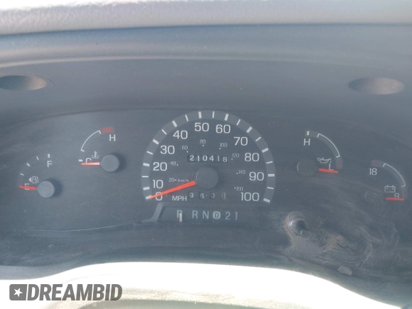 2003 Ford Econoline Cargo with VIN 1FTNE24223HA50404, listed as a IAAI auction lot 42087224 with 210,418 mi miles. Bid and sale history available at carsss.com. Image 7.