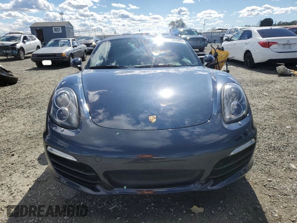 2013 Porsche Boxster S with VIN WP0CB2A87DS132884, listed as a Copart auction lot 47368445 with 96,404 mi miles and Salvage Title. Bid and sale history available at carsss.com. Image 5.