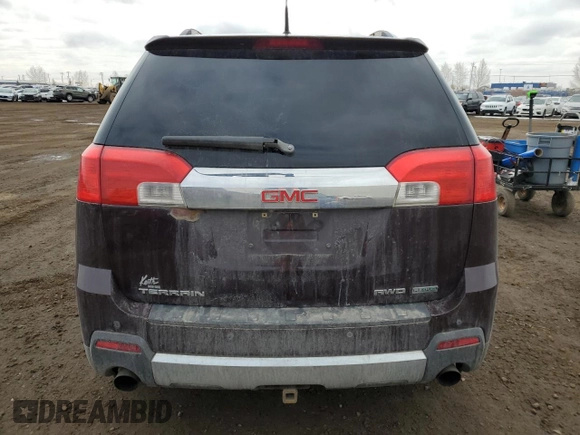 2011 GMC Terrain SLT-2 with VIN 2CTFLXE59B6426718, listed as a Copart auction lot 48735955 with 246,376 mi miles and Salvage Title. Bid and sale history available at carsss.com. Image 6.