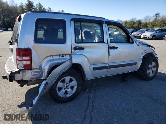 2012 Jeep Liberty Sport with VIN 1C4PJMAK8CW211242, listed as a Copart auction lot 47434565 with 112,723 mi miles and Salvage Title. Bid and sale history available at DreamBid. Image 3.