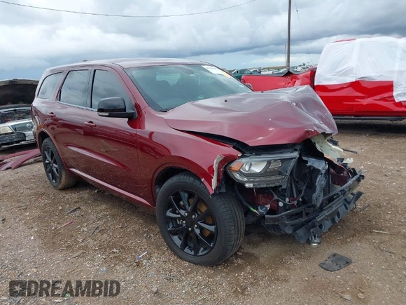 2018 Dodge Durango GT with VIN 1C4RDHDG0JC282142, listed as a IAAI auction lot 40183685 with 44,706 mi miles and . Bid and sale history available at DreamBid. Image 1.