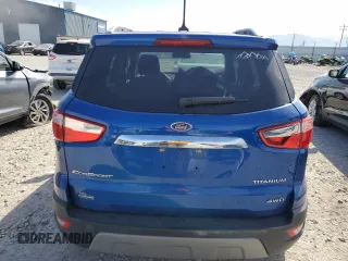 2019 Ford EcoSport Titanium with VIN MAJ6S3KLXKC289764, listed as a Copart auction lot 52997505 with 77,609 mi miles and Salvage Title. Bid and sale history available at DreamBid. Image 6.