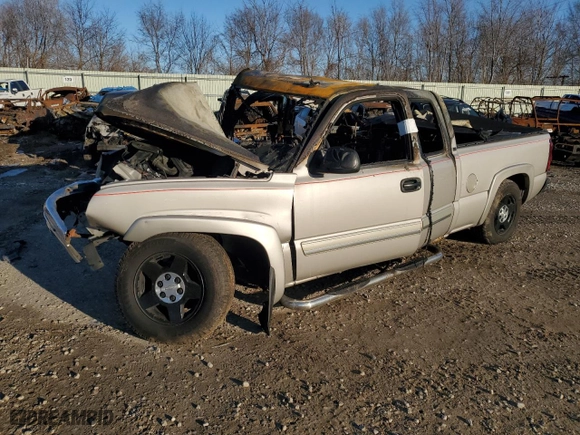 2006 Chevrolet Silverado 1500 LT1 with VIN 1GCEC19Z06Z116520, listed as a Copart auction lot 86902114 with 0 mi miles and Salvage Title. Bid and sale history available at carsss.com. Image 1.