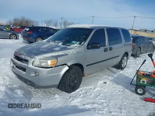 2008 Chevrolet Uplander LS with VIN 1GNDV23W58D150566, listed as a IAAI auction lot 41421467 with 122,264 mi miles. Bid and sale history available at carsss.com. Image 2.