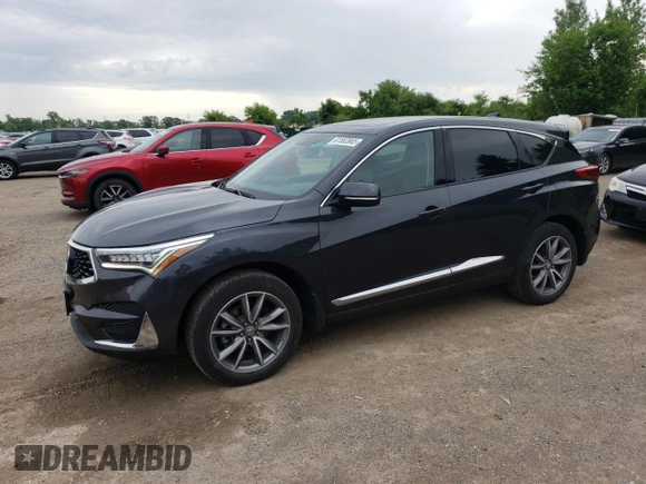 2019 Acura RDX Advance with VIN 5J8TC2H70KL801533, listed as a Copart auction lot 61583965 with 84,586 mi miles and Salvage title. Bid and sale history available at DreamBid. Image 1.
