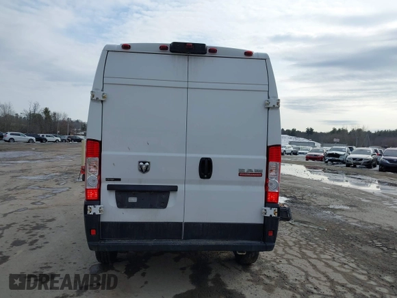2020 Ram ProMaster Cargo with VIN 3C6TRVDG6LE119973, listed as a IAAI auction lot 41696088 with 116,562 mi miles and . Bid and sale history available at carsss.com. Image 16.