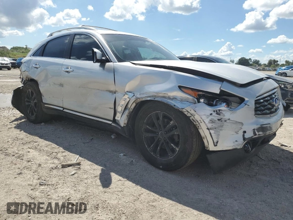 2011 Infiniti FX35 with VIN JN8AS1MU0BM711926, listed as a Copart auction lot 73609004 with 124,393 mi miles and Non Repairable. Bid and sale history available at carsss.com. Image 4.