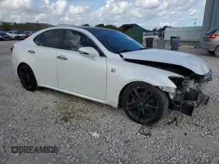 2012 Lexus IS 250 with VIN JTHBF5C27C2103103, listed as a Copart auction lot 61854135 with 170,924 mi miles and Salvage title. Bid and sale history available at DreamBid. Image 4.