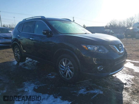 2014 Nissan Rogue S with VIN 5N1AT2MV7EC755967, listed as a IAAI auction lot 41800889 with 130,811 mi miles. Bid and sale history available at carsss.com. Image 1.