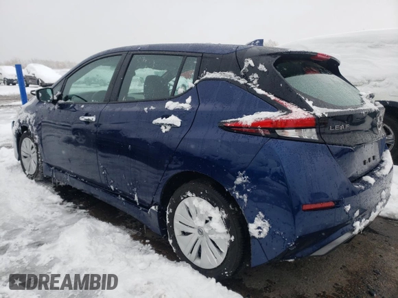 2025 Nissan LEAF S with VIN 1N4AZ1BV4SC557865, listed as a Copart auction lot 79469604 with 2,272 mi miles and Salvage Title. Bid and sale history available at carsss.com. Image 2.