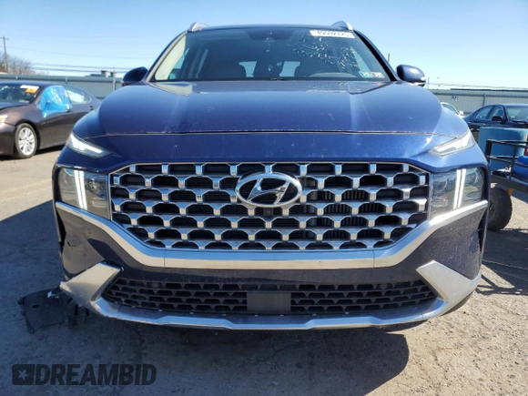 2021 Hyundai Santa Fe Limited with VIN 5NMS4DAL7MH349921, listed as a Copart auction lot 49592725 with 50,541 mi miles and Salvage Title. Bid and sale history available at carsss.com. Image 5.