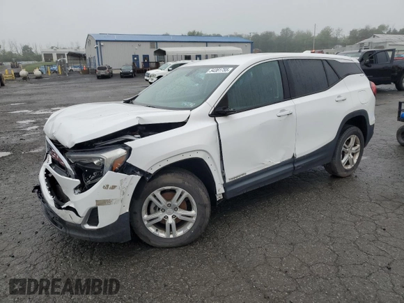 2018 GMC Terrain SLE z VIN 3GKALTEV8JL371062, wystawiony jako Copart lot #54381755 z przebiegiem 63 818 mil mil oraz Szkoda całkowita • Salvage title. Historia ofert i sprzedaży dostępna na DreamBid. Obrazek 1.