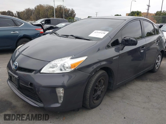 2013 Toyota Prius One with VIN JTDKN3DU9D1630396, listed as a IAAI auction lot 42141438 with 96,295 mi miles. Bid and sale history available at carsss.com. Image 17.