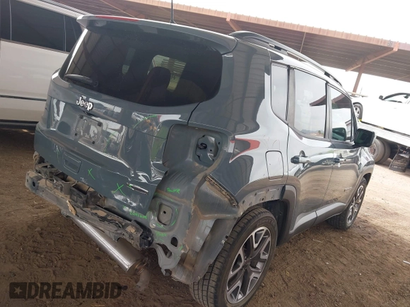 2018 Jeep Renegade Latitude with VIN ZACCJABB5JPJ26670, listed as a IAAI auction lot 41916152 with 76,193 mi miles. Bid and sale history available at carsss.com. Image 18.