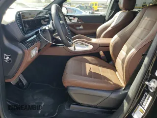 2024 Mercedes-Benz GLS 450 with VIN 4JGFF5KE6RB090122, listed as a Copart auction lot 50032695 with 7,698 mi miles and Salvage Title. Bid and sale history available at DreamBid. Image 7.