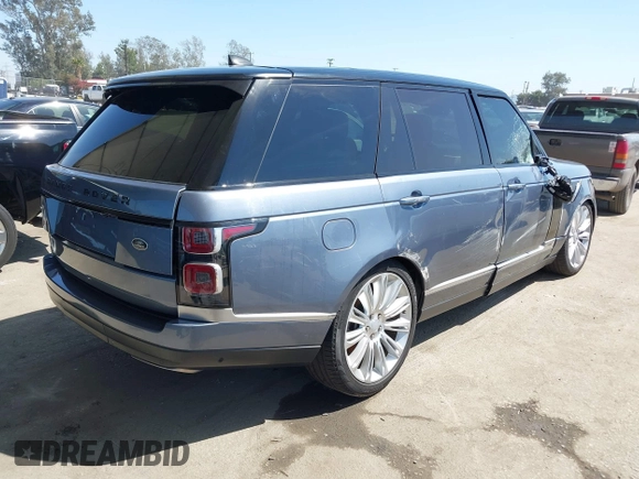 2019 Land Rover Range Rover с VIN SALGS5RE8KA563002, выставлен на аукционе IAAI как лот 41977296 с пробегом Не указан миль и . История ставок и продаж доступна на DreamBid. Изображение 4.
