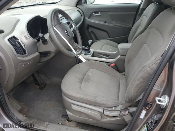 2013 Kia Sportage LX with VIN KNDPB3A27D7531882, listed as a Copart auction lot 85319114 with 134,219 mi miles and Non Repairable. Bid and sale history available at carsss.com. Image 7.