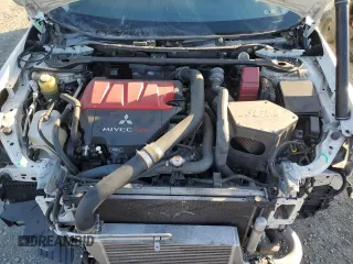 2010 Mitsubishi Lancer Evolution GSR with VIN JA32W8FV1AU007251, listed as a Copart auction lot 89408075 with 90,188 mi miles and Salvage Title. Bid and sale history available at DreamBid. Image 11.