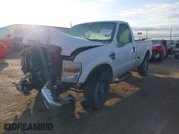 2008 Ford F-250 XL with VIN 1FTNF20558EA84195, listed as a IAAI auction lot 41304607 with 224,505 mi miles and . Bid and sale history available at DreamBid. Image 2.