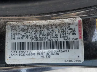 2001 Lexus IS 300/350 z VIN JTHBD182810028735, wystawiony jako IAAI lot #41863236 z przebiegiem 209 175 mil mil oraz . Historia ofert i sprzedaży dostępna na DreamBid. Obrazek 9.