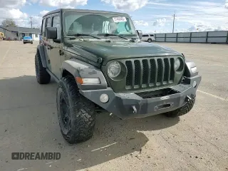 2021 Jeep Wrangler Unlimited Sport S with VIN 1C4HJXDG2MW712223, listed as a Copart auction lot 51466465 with 54,032 mi miles and Salvage Title. Bid and sale history available at carsss.com. Image 12.