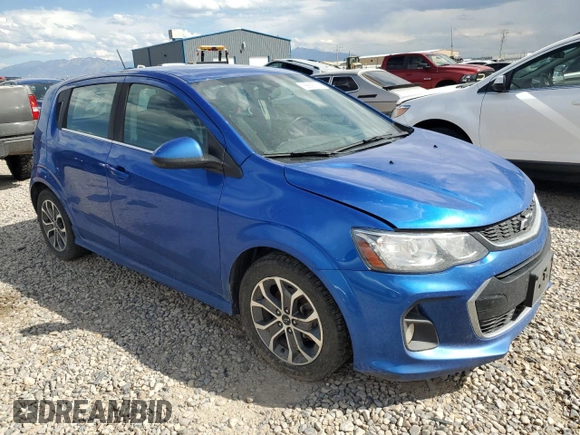 2018 Chevrolet Sonic LT with VIN 1G1JD6SB1J4115929, listed as a Copart auction lot 68690124 with 98,532 mi miles and Salvage title. Bid and sale history available at DreamBid. Image 4.