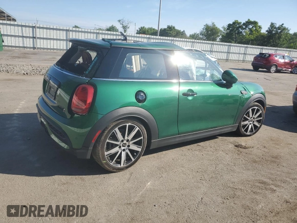 2023 MINI Hardtop Cooper S with VIN WMW53DH05P2T08382, listed as a Copart auction lot 58506574 with Not provided miles and Salvage title. Bid and sale history available at DreamBid. Image 3.