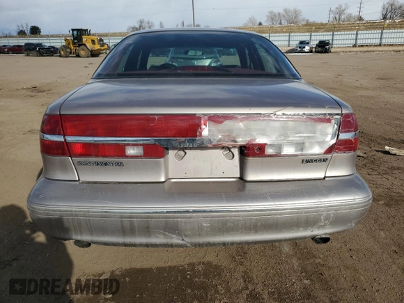 1995 Lincoln Continental with VIN 1LNLM97V4SY691749, listed as a Copart auction lot 41815915 with 69,582 mi miles and Salvage Title. Bid and sale history available at carsss.com. Image 6.