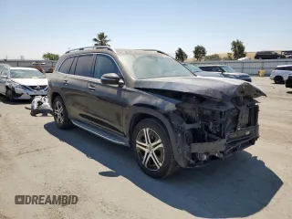 2020 Mercedes-Benz GLS with VIN 4JGFF5KE1LA098027, listed as a Copart auction lot 59306973 with 51,338 mi miles. Bid and sale history available at carsss.com. Image 4.