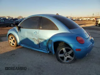 2004 Volkswagen New Beetle Coupe Satellite Blue with VIN 3VWGK31CX4M419900, listed as a Copart auction lot 41627155 with 129,510 mi miles and Salvage Title. Bid and sale history available at carsss.com. Image 2.