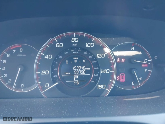 2015 Honda Accord Sedan Sport with VIN 1HGCR2F53FA060487, listed as a IAAI auction lot 41350122 with 153,940 mi miles. Bid and sale history available at carsss.com. Image 7.