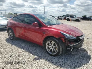 2021 Tesla Model Y Long Range z VIN 5YJYGDEE0MF099274, wystawiony jako Copart lot #53858995 z przebiegiem 91 120 mil mil oraz Szkoda całkowita • Salvage title. Historia ofert i sprzedaży dostępna na DreamBid. Obrazek 4.
