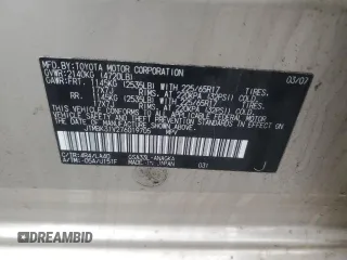 2007 Toyota RAV4 Limited with VIN JTMBK31V276019705, listed as a Copart auction lot 51264595 with 235,965 mi miles and Salvage title. Bid and sale history available at DreamBid. Image 13.