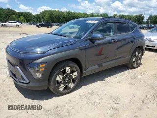 2024 Hyundai Kona SEL with VIN KM8HC3AB0RU088240, listed as a Copart auction lot 58930725 with 13,633 mi miles and Salvage title. Bid and sale history available at DreamBid. Image 1.