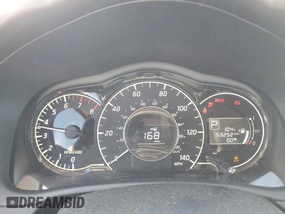 2015 Nissan Note S with VIN 3N1CE2CP4FL358297, listed as a Copart auction lot 59586475 with 53,252 mi miles and Salvage title. Bid and sale history available at DreamBid. Image 9.