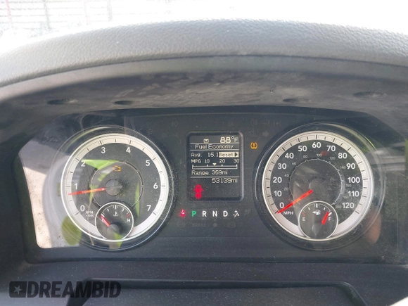 2019 Ram 1500 Classic Tradesman with VIN 3C6JR6DT1KG546748, listed as a IAAI auction lot 41478969 with 53,139 mi miles. Bid and sale history available at carsss.com. Image 7.
