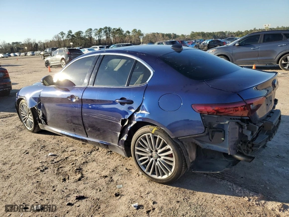 2019 Alfa Romeo Giulia Ti with VIN ZARFAMBN1K7601103, listed as a Copart auction lot 46832615 with 66,361 mi miles and Salvage Title. Bid and sale history available at carsss.com. Image 2.