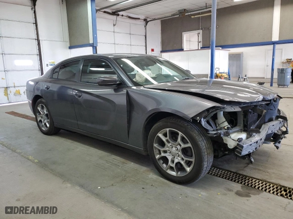 2016 Dodge Charger SXT with VIN 2C3CDXJG6GH259897, listed as a Copart auction lot 52212575 with 96,180 mi miles and Salvage Title. Bid and sale history available at carsss.com. Image 4.