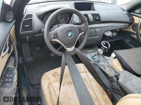 2013 BMW 1 Series 135i with VIN WBAUN7C57DVM27734, listed as a Copart auction lot 74684724 with 0 mi miles and Non Repairable. Bid and sale history available at carsss.com. Image 8.