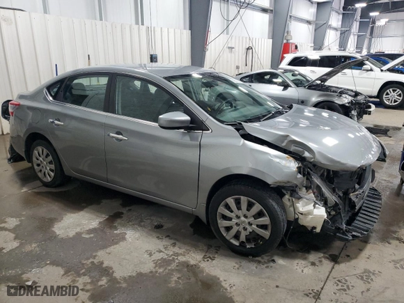 2014 Nissan Sentra S with VIN 3N1AB7AP4EL682834, listed as a Copart auction lot 88506325 with 142,712 mi miles and Salvage Title. Bid and sale history available at carsss.com. Image 4.