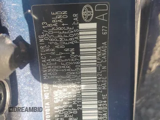 2013 Toyota Corolla L with VIN 2T1BU4EE4DC090872, listed as a Copart auction lot 56347495 with 102,455 mi miles and Salvage Title. Bid and sale history available at DreamBid. Image 12.