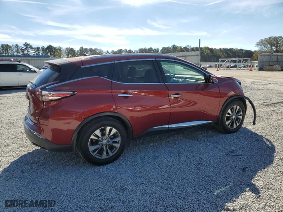 2015 Nissan Murano SV with VIN 5N1AZ2MG7FN212706, listed as a Copart auction lot 79974704 with 185,262 mi miles and Salvage Title. Bid and sale history available at carsss.com. Image 3.