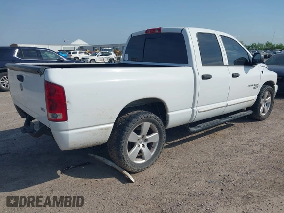 2006 Dodge 1500 SLT z VIN 1D7HA18N16S616993, wystawiony jako IAAI lot #42030201 z przebiegiem 153 562 mil mil oraz . Historia ofert i sprzedaży dostępna na DreamBid. Obrazek 4.
