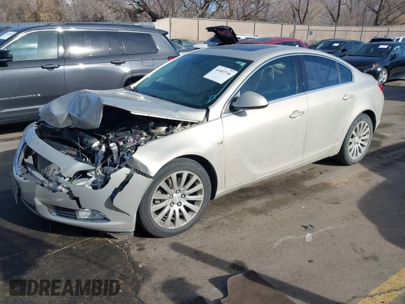 2011 Buick Regal with VIN 2G4GW5EV1B9189809, listed as a IAAI auction lot 41403746 with 48,743 mi miles and . Bid and sale history available at DreamBid. Image 17.