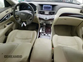 2013 Infiniti M with VIN JN1BY1AR6DM605131, listed as a Copart auction lot 72324654 with 78,548 mi miles and Salvage Title. Bid and sale history available at DreamBid. Image 8.