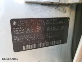 2012 BMW X6 50i with VIN 5UXFG8C54CLZ97288, listed as a Copart auction lot 81231764 with 62,657 mi miles and Salvage Title. Bid and sale history available at carsss.com. Image 12.